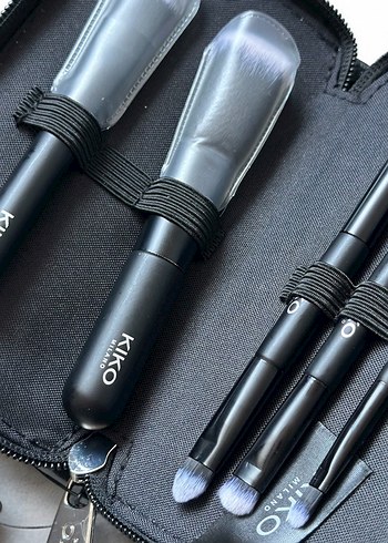 Kiko Milano Siyah Makyaj Fırça Seti - Görsel 3