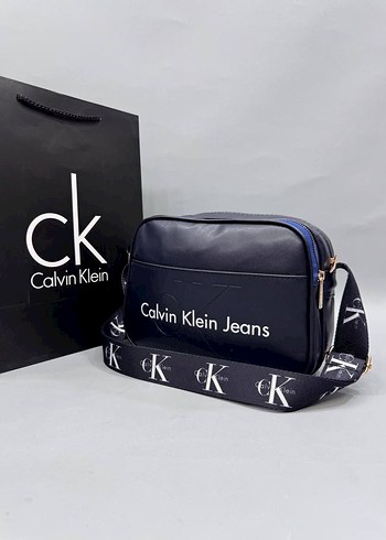 Beden Calvin Klein Jeans Renkli Deri Kadın Çapraz Çanta