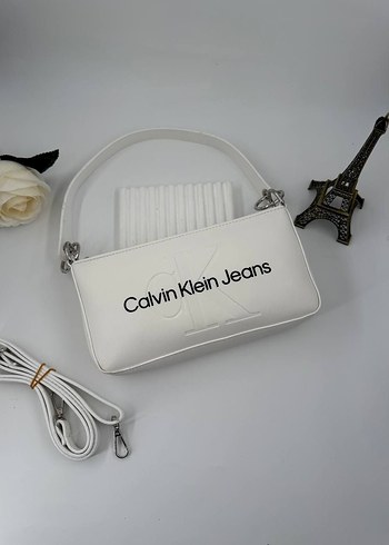 Beyaz Calvin Klein Jeans Kadın Çanta
