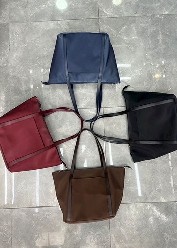  Beden Kadın Lacivert Minimalist Fermuarlı Çanta