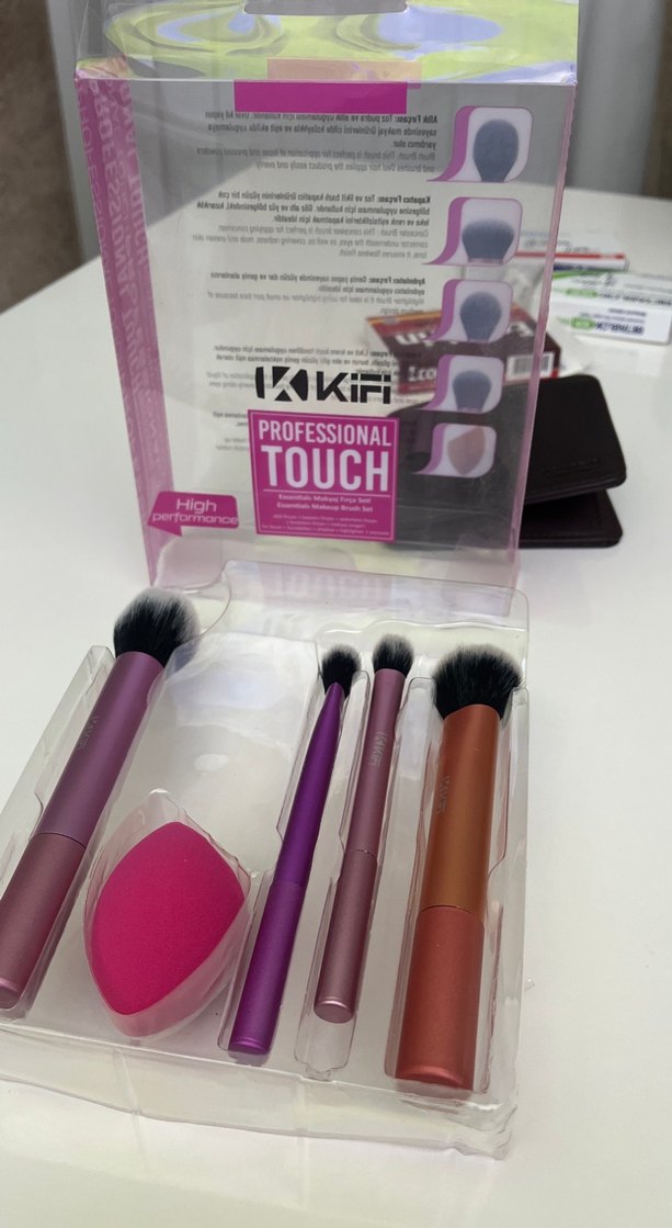 Profesyonel Dokunuş Makyaj Fırça Seti Mor - Görsel 2