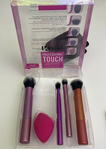 Profesyonel Makyaj Fırçası Seti ve Sünger - Görsel 2