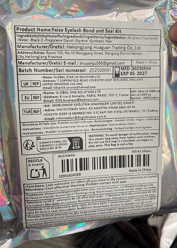 Pastel Pembe Takma Kirpik Seti - Görsel 2