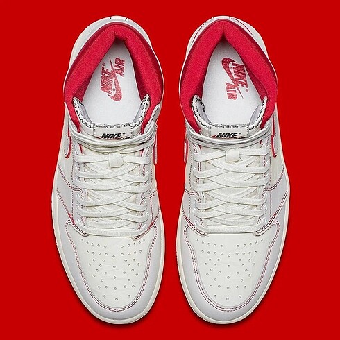 42 Beden beyaz Renk Air Jordan 1 Retro High OG ? Sail Phantom Red ?