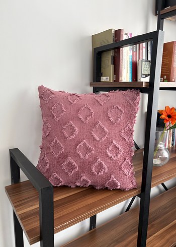 Gülkurusu Nakışlı Bohem Dekoratif Yastık - Görsel 14