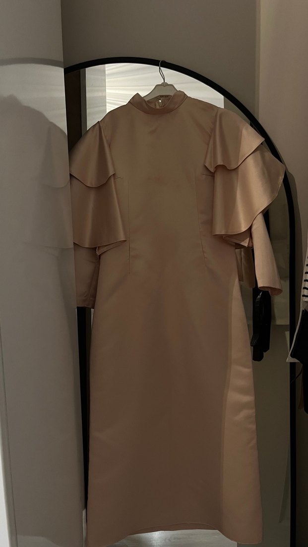 Somon Fırfırlı Uzun Kollu Bluz - Görsel 2