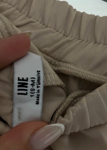 Drapeli Bej alt-üst takım - Görsel 10