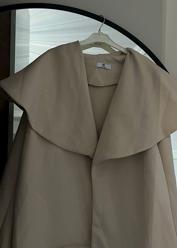 Drapeli Bej alt-üst takım - Görsel 7