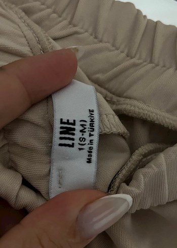 Drapeli Bej alt-üst takım - Görsel 9