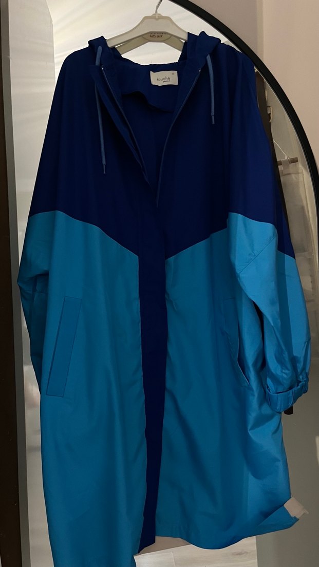 Kadın Mavi Mini Ceket - Görsel 5