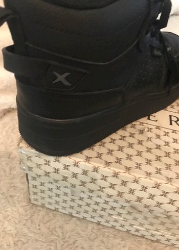 Tergan Siyah Bağcıklı Erkek Sneaker - Görsel 2