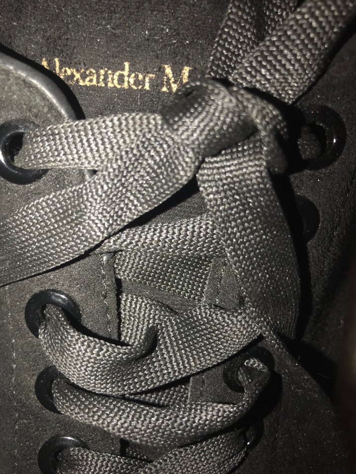 Alexander McQueen Siyah Erkek Sneakers - Görsel 2