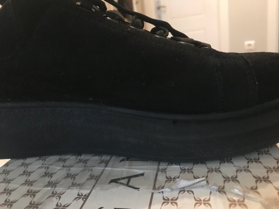 Alexander McQueen Siyah Erkek Sneakers - Görsel 4