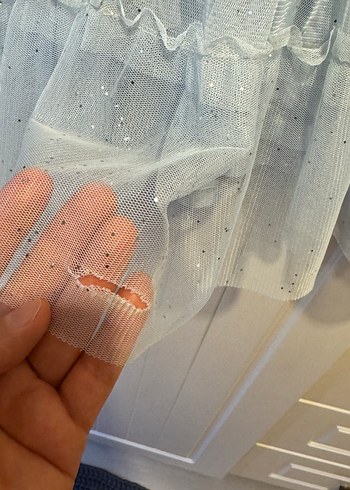 5 Yaş Beden Kız Çocuk Elsa Pamuklu Fırfırlı Elbise