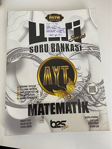 Ayt Matematik Bes Yayınları