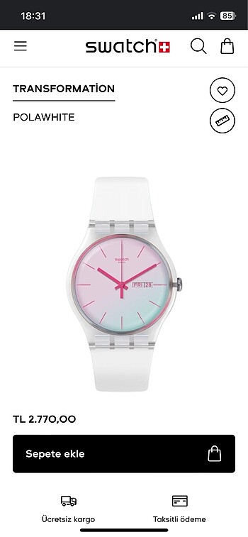  Beden Swatch POLAWHITE