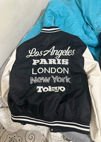 Pull and bear bomber ceket - Görsel 5