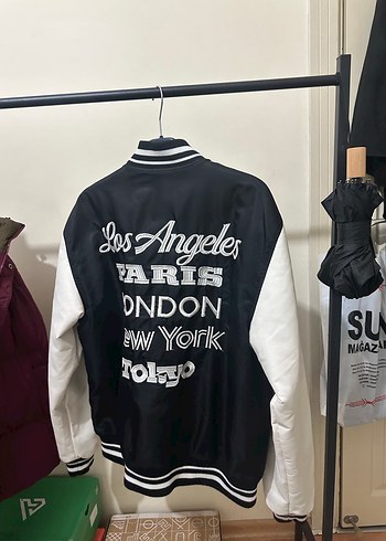 Pull and bear bomber ceket - Görsel 3