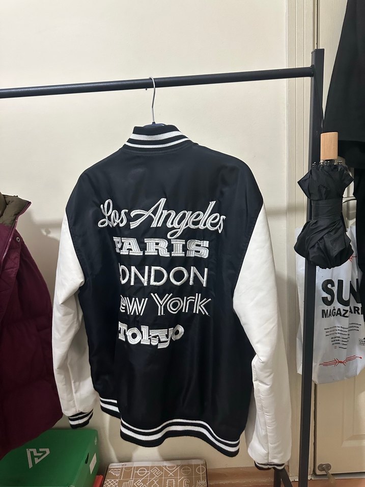 Pull and bear bomber ceket - Görsel 3