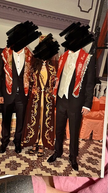 Tasarımcı kaftanlı bindallı
