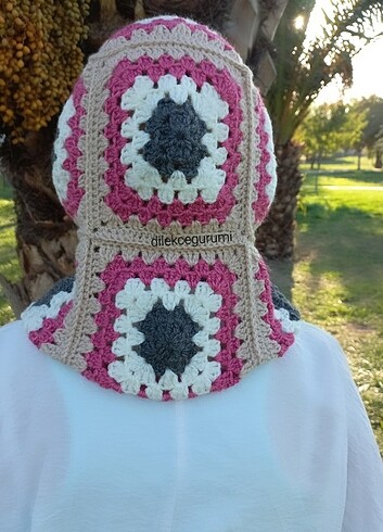 Zara Örgü Balaclava Başlık Şapka Bone Bere
