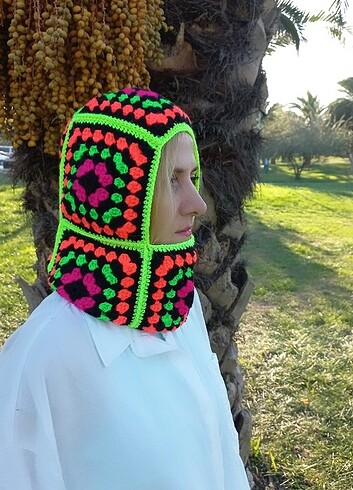 Beden Örgü Balaclava Bere Başlık Şapka Bone