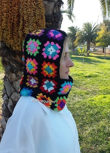 Beden Örgü Balaclava Bere Başlık Şapka Bone