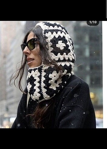 Zara Örgü Balaclava Bere Başlık Bone