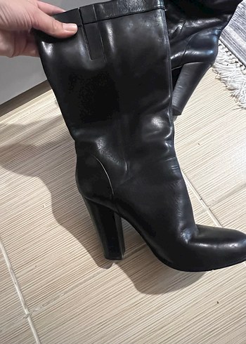 Nine West Kadın Siyah Dizüstü Stiletto Topuklu Bot