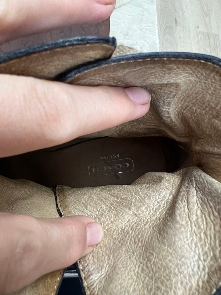 Coach kalın topuklu bot - Görsel 3