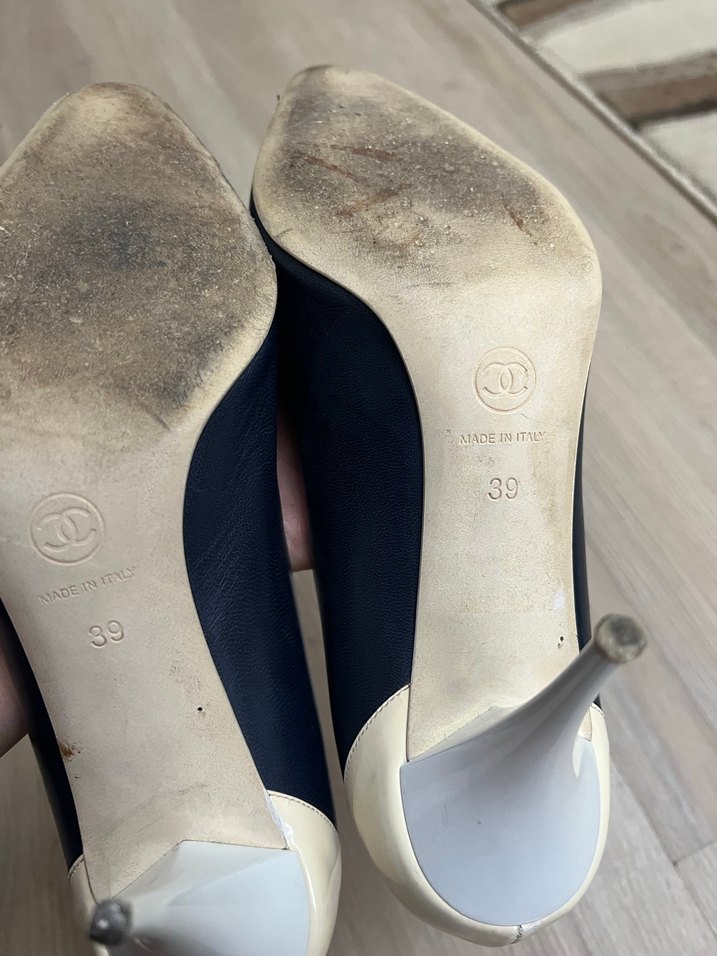Channel topuklu ayakkabı - Görsel 2