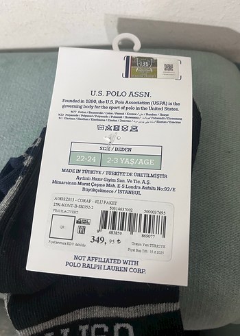 Çizgili Baskılı Erkek Çorapları - Görsel 3