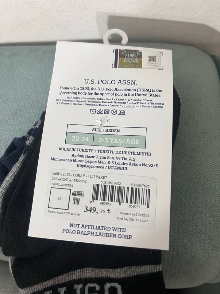 Çizgili Baskılı Erkek Çorapları - Görsel 3