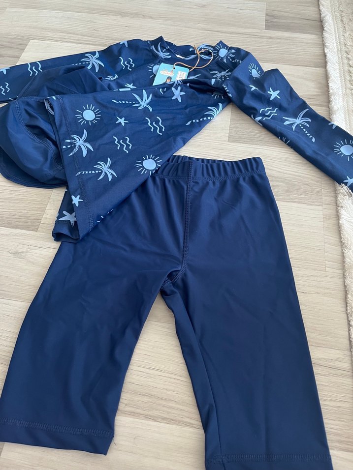 Erkek Çocuk Uzun Kollu Baskılı Mayo Seti - Görsel 4