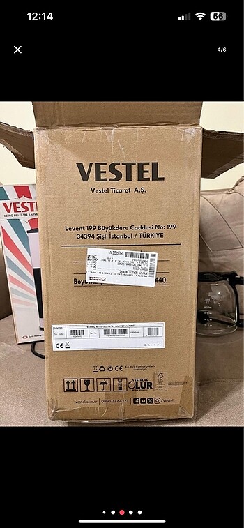  Beden Renk Vestel filtre kahve makinesi