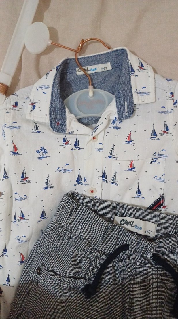 Gri Erkek Çocuk Regular Fit Kot Pantolon - Görsel 2