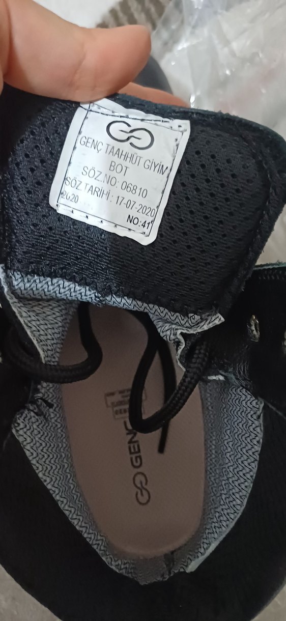 GENÇ Siyah Kamuflaj polis botu - Görsel 2