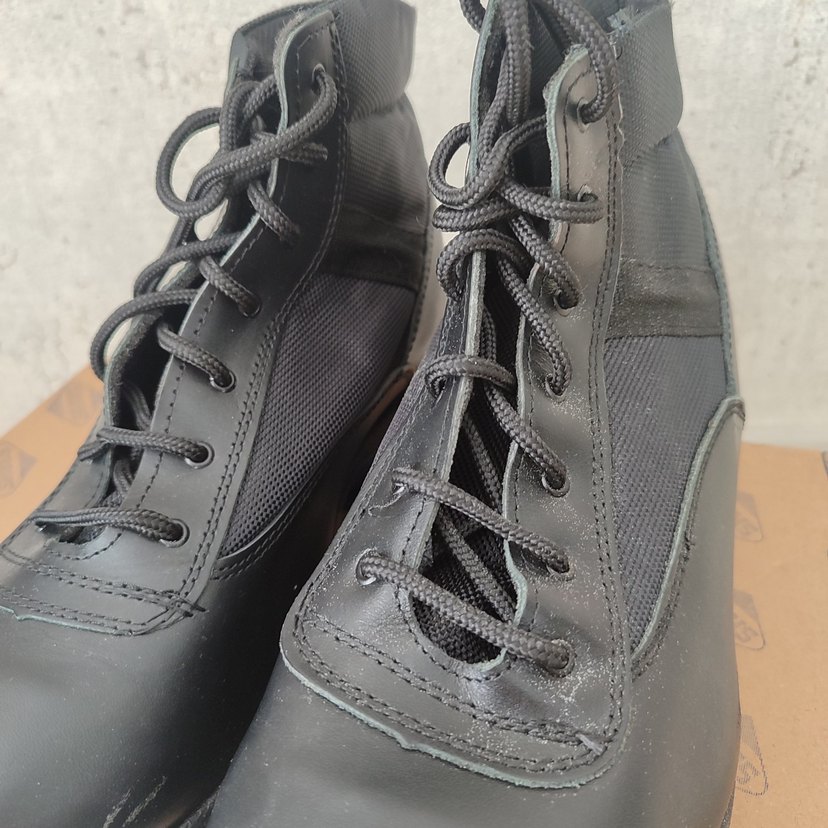 Erkek Siyah Bağcıklı Biker Bot - Görsel 5