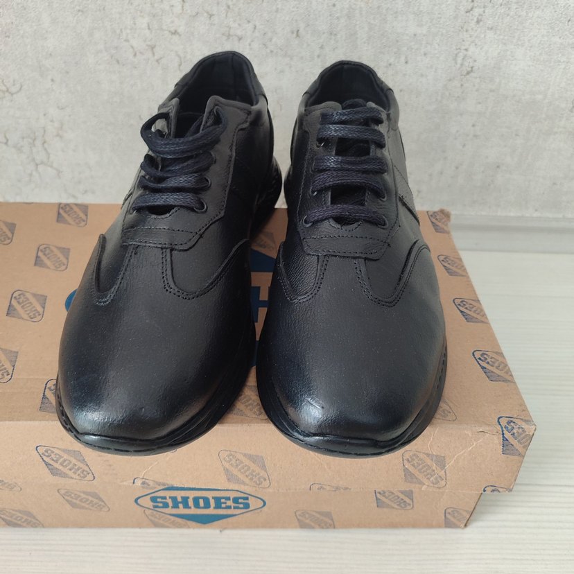 Siyah Bağcıklı Erkek Günlük Ayakkabı - Görsel 2