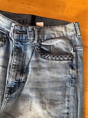 38 Beden mavi Renk H&M KOT PANTOLON