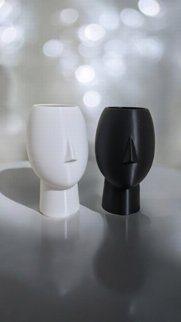 Minimalist Yüz Figürlü Dekoratif Biblo - Görsel 2