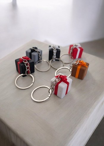 Renkli Zincir Detaylı Anahtarlık - Görsel 2