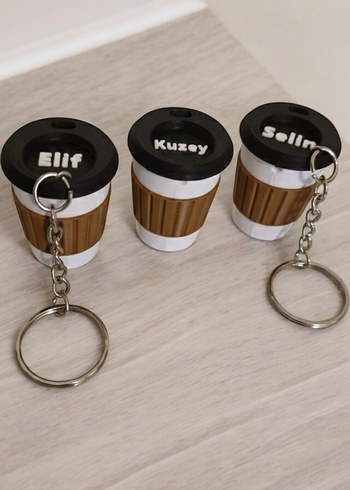 Kahve Bardağı Anahtarlık - Görsel 2