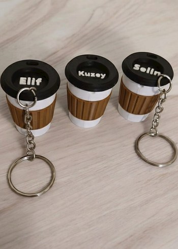 Kahve Bardağı Anahtarlık - Görsel 3