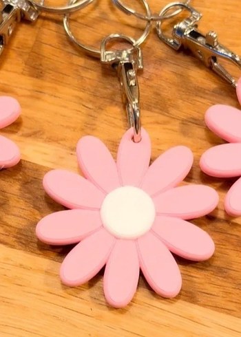 Papatya Zincirli Anahtarlık - Görsel 2