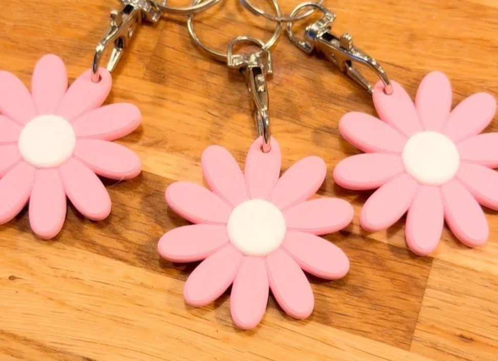 Papatya Zincirli Anahtarlık - Görsel 2