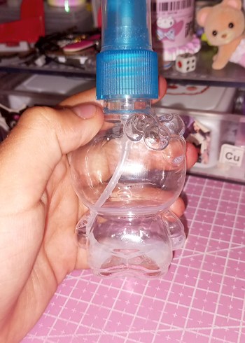 Mavi kolonya şişesi - Görsel 2