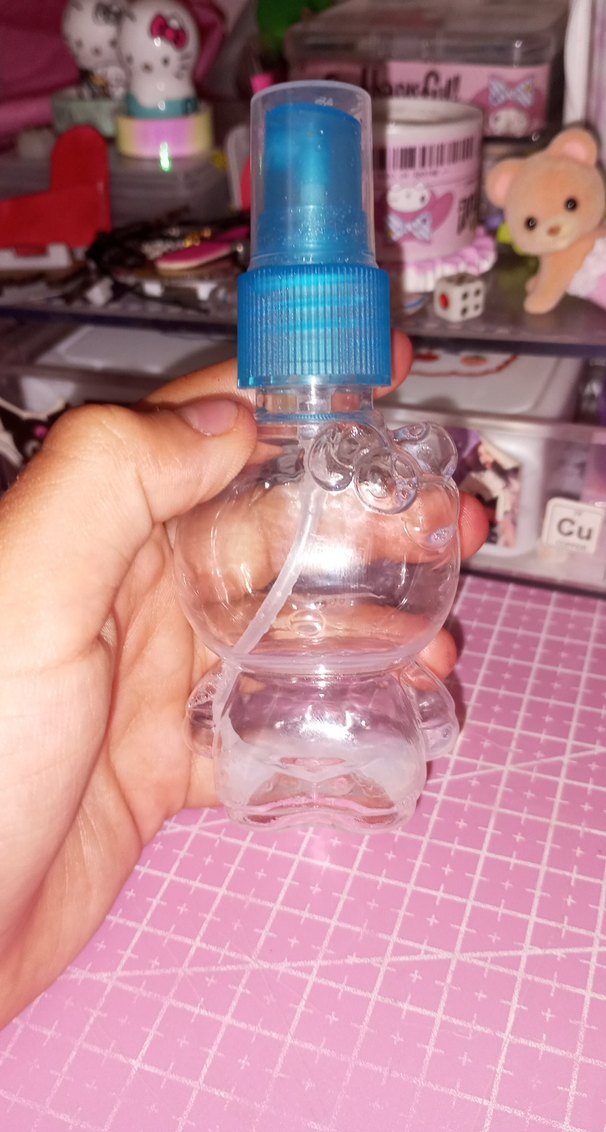 Mavi kolonya şişesi - Görsel 2