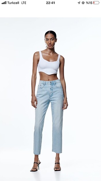 Zara straight fit jean