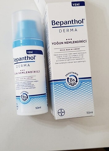 Bepanthol Derma Yoğun Nemlendirici Gece Bakım Kremi 50 ml 